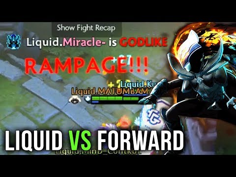 LIQUID vs FORWARD - Miracle- Perspective - RAMPAGE like M-GOD - MegaFon Winter Clash Dota 2