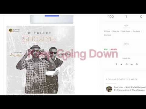 D'Prince - Show Me ft Small Doctor (Prod. by Donjazzy) (Fast Download on Mp3Naija)