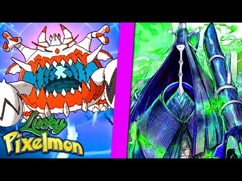 Minecraft Lucky Pixelmon - GUZZLORD SHINY vs CELESTEELA SHINY ! BATALHA DOS DOIS MAIORES LENDÁRIOS !