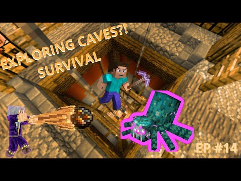 Dangerous NEW Caves Discovered! - Minecraft Survival Ep.14