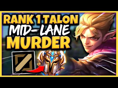 #1 TALON WORLD HOW TO FULL CARRY MID-LANE  (FREE WINS)- League of Legends