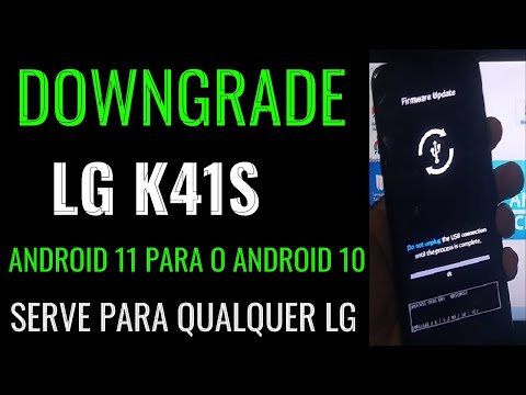Downgrade LG K41s Android 11 para o Android 10 (SERVE PARA QUALQUER LG)