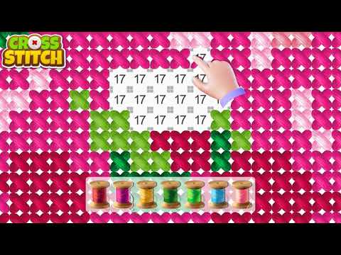 Cross Stitch Coloring Mandala Video