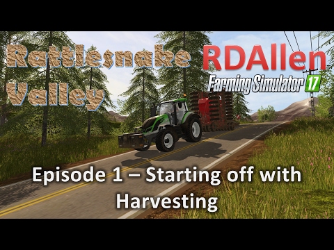 Farming Simulator 17 MP Rattlesnake Valley E1 - Starting off with Harvesting