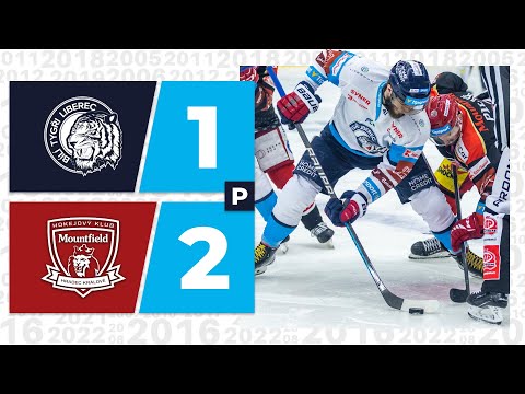 SESTŘIH | Bílí Tygři - Mountfield HK 1:2p (3. čtvrtfinále)