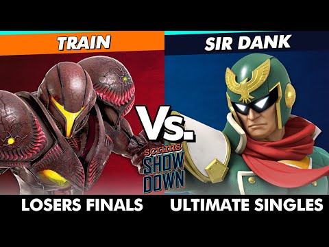 Scrims Showdown 76 Losers Finals - TRAIN (Dark Samus) Vs. Sir Dank (Captain Falcon) SSBU Ultimate