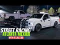 Street Racing The Twin Turbo Holley Truck In Atlanta Shelby Vs GTR