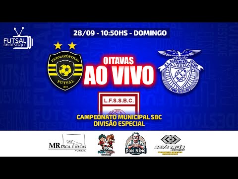 Ferrazópolis x  G. Diademense - Oitavas de Final | Municipal de Futsal SBC 2025 - AO VIVO