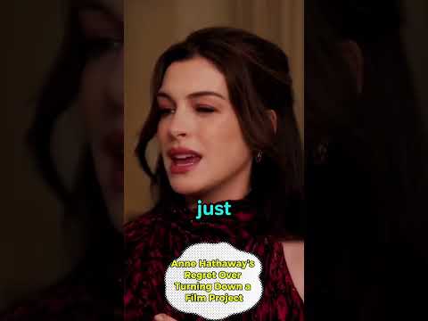Anne Hathaway&rsquo;s Movie Rejection Story Has an Unexpected T&egrave;kstur&eacute; #movie #film #actor #entertainment