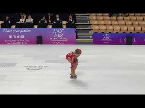 2018 ASWC JUNIOR LADIES SHORT #rebeccatarlazzi #italy #aswc2018