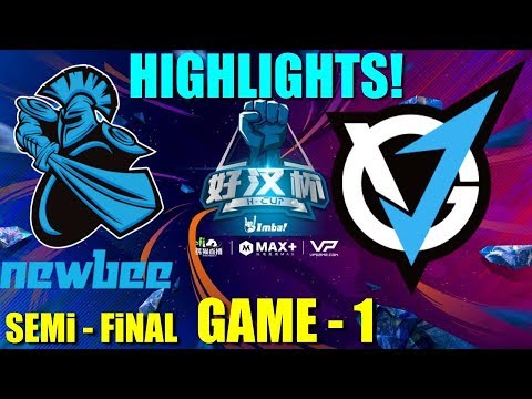 NEWBEE vs VGJ. Thunder - ImbaTV H-Cup (好汉杯) Season 9, Semi Final - BO3 - GAME 1