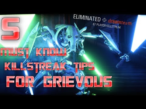 Grievous Killstreak tips! General Grievous how to. Killstreak Guide