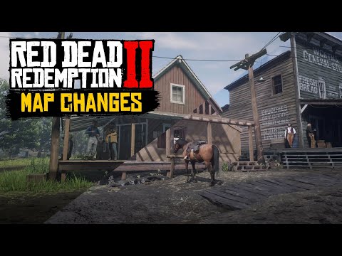 RDR2 | Map Changes Over Time 1899 vs 1907