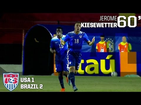 U-23 MNT vs. Brazil: Jerome Kiesewetter Goal - Nov. 11, 2015