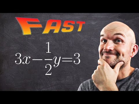 Graph a Linear Equation Fast