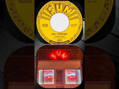 On June 21, 1955 Johnny Cash released his first Sun Records single Hey Porter! with Cry! Cry! Cry!