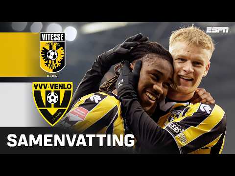 ELIAS HUTH vlak voor tijd BELANGRIJK ⏰ | Samenvatting Vitesse - VVV-Venlo