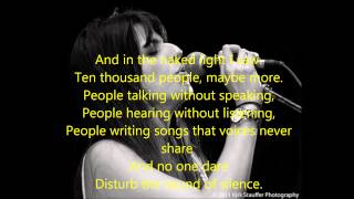 The sound of silence  ~Brooke Fraser  (lyrics)❤
