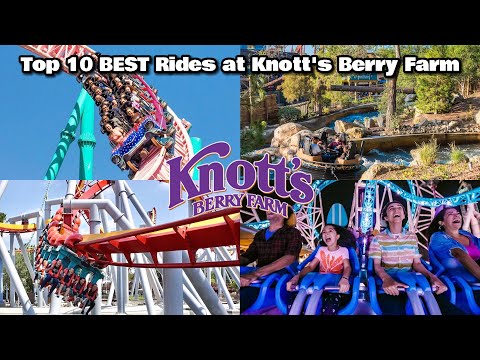 Video: Top 10 BEST Rides at Knott's Berry Farm! | What Should YOU Ride and How LONG to Wait!?