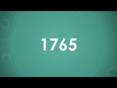 Das Jahr 1765 einfach und kurz erklärt