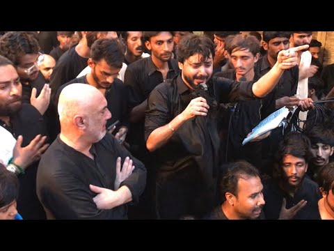 Ali Hamza & Haji Ansar - 20 Muharram 2023 Kali Bari Lahore - jab kabhi ghairat e isaan ka sawal