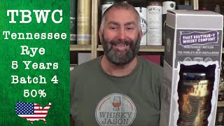 Tennessee Rye 5 years old Batch 4 That Boutique-y Whisky Company 10th Happy Birthday Limited Release
