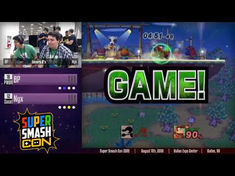 Bacon Pancakes (Diddy) vs Nyx (Mr. Game & Watch) [Loser's 8s] - Project M at Super Smash Con 2018