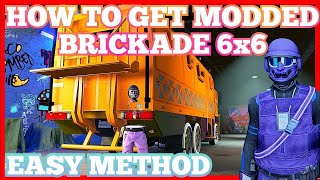 MODDED BRICKADE 6X6 IN FREAKSHOP GTA5 CAR MERGE GLITCH GTA 5