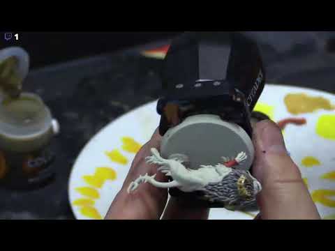 Warcry painting Untamed Beasts with contrast