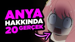 Anya Forger Hakkında Bilmeniz Gereken 20 Gerçek - Spy x Family Türkçe - #anya #yor #loid #anyaforger