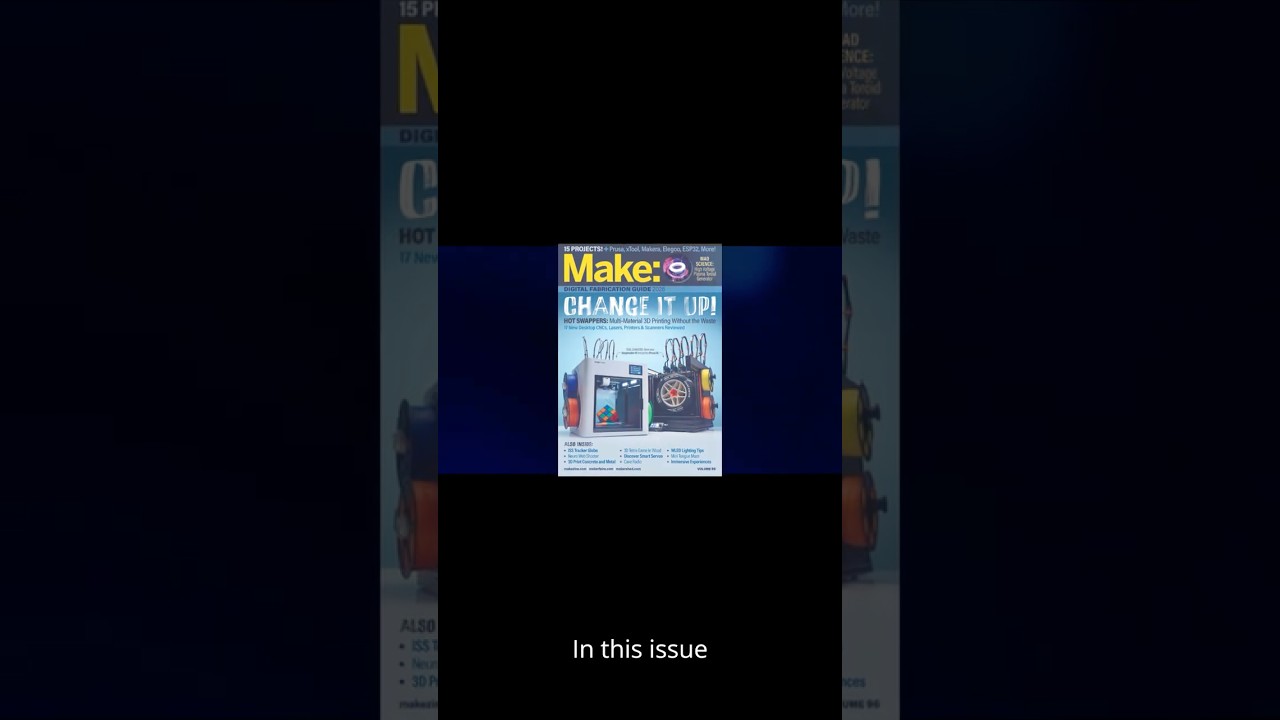 Make: Volume 96 - Digital Fabrication Guide - Preview #shorts