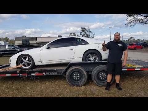 WE BROKE A WORLD RECORD | Devil Z 300ZX, Sloyote & That Fat Cat Hellcat DRAG RACING!
