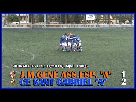 2013-14 Cadete Preferente - J13 - AE JM Genè - CE Sant Gabriel 1-2