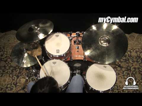 Sabian 18" HHX Studio Crash Cymbal - Brilliant (11806XB-1103114H)