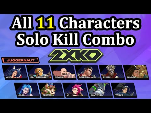 All 2XKO Characters Solo ToD Combos