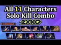 All 2XKO Characters Solo ToD Combos