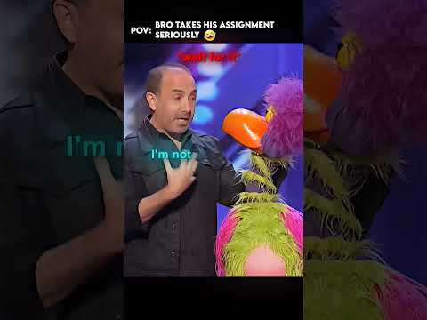 Bro took his assignment seriously 💀💀#shorts #agt