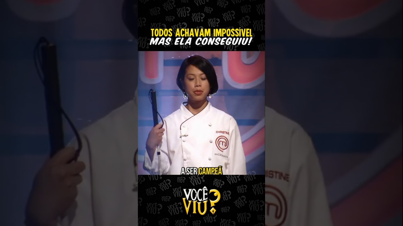 ❓História Inspiradora: Como Christine Venceu o MasterChef sendo Cega