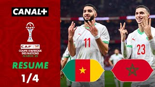 Les Lions de l'Atlas domptent  le Cameroun et rejoignent les 1/2 finales - CAN 2025 (1/4)
