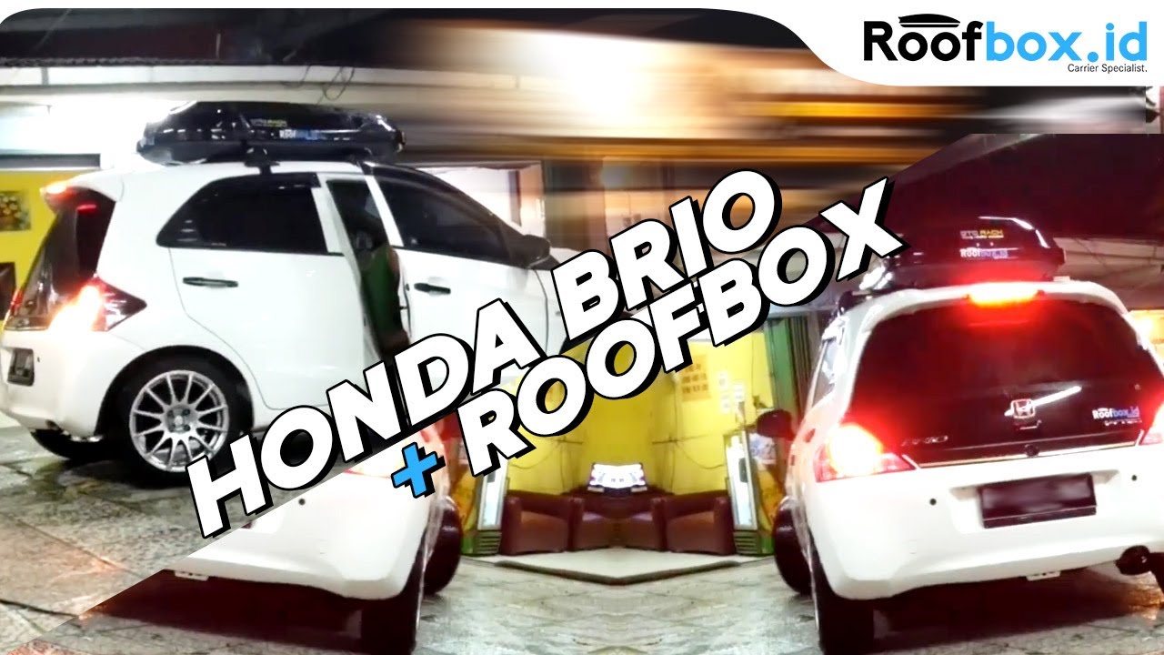 Penampakan Roofbox pada Honda Brio #roofbox
