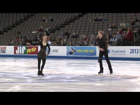 2013 US Champs  Junior Short Dance - 3 - Whiteney Miller & Kyle MacMillan