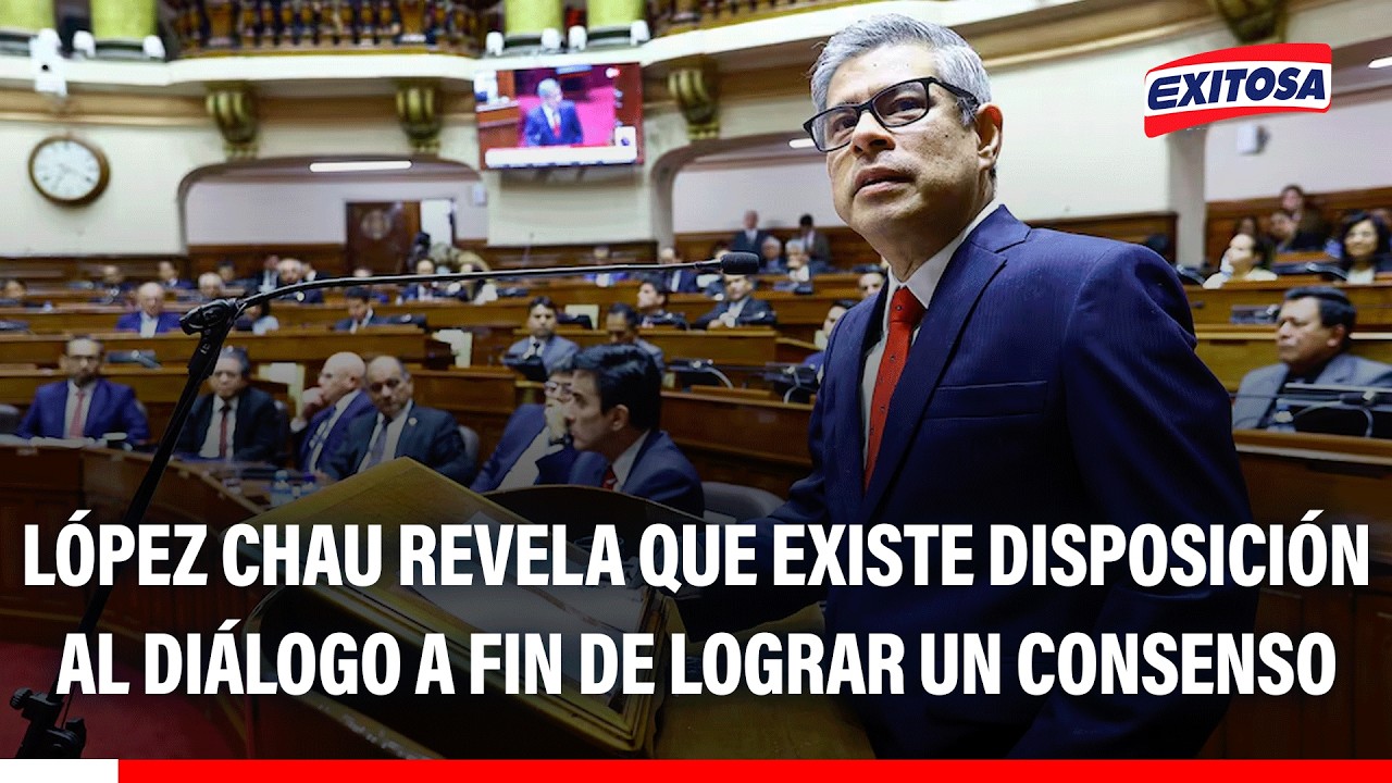 🔴🔵 López Chau revela que existe disposición al diálogo a fin de lograr un consenso