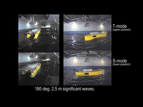 Comparison between Catamaran and Swath Mode