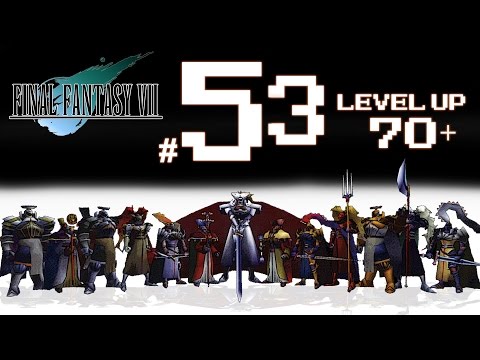 Final Fantasy VII Platinum Trophy Gameplay Walkthrough Part 53 - Level Up 70
