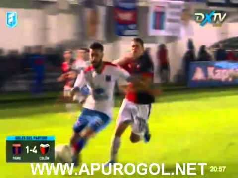 Tigre vs Colón de Santa Fe (1-4) Liguilla Pre-Sudamericana 2015