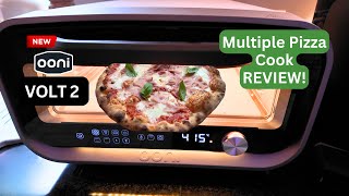 Ooni VOLT 2 | Cooking Multiple Pizza Review!