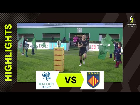 Instant Highlights - Benetton Rugby v USAP Round 2  |  EPCR Challenge Cup 2023/24
