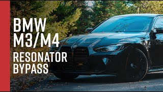 S45033CF Axle-Back Exhaust System Quad Rear Exit, Cf. Active 3 in. Fits Select BMW M3, M4 - video thumbnail 3