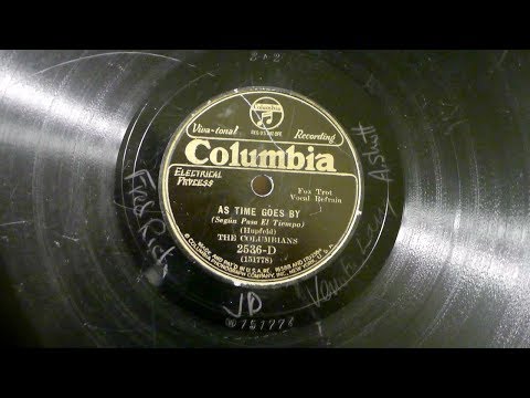 "As Time Goes By' - Fred Rich and his Orch. (as The Columbians) v/Smith Ballew