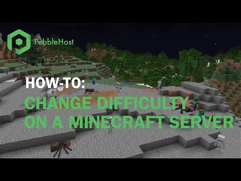 How to Change Difficulty on your Minecraft Server - YouTube